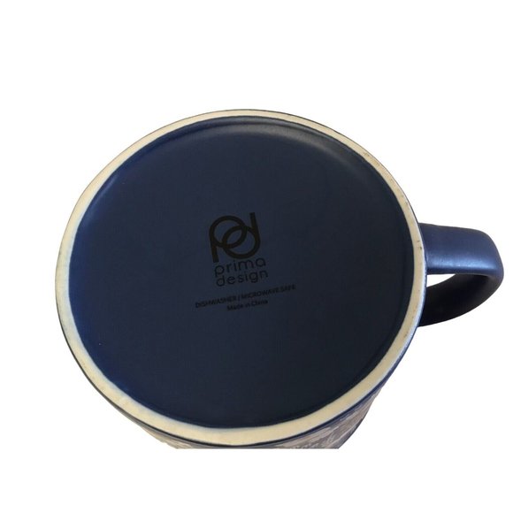 Primo Designs Mug Cup Floral Whimsical White Pink Blue Yellow 15 Oz - Picture 3 of 6